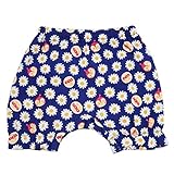 【本体綿100％】2017年 夏物 アンパンマンガール 天竺 お花柄 ３分丈パンツ Anpanman Girl ネイビー◇95cm