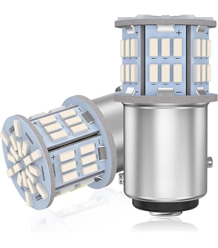 Amazon | ゴシミ 12V-24V車用 S25 ダブル球 アンバー BAY15D P21/5W