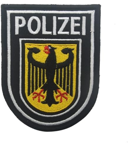 Amazon.co.jp: 2枚セット ドイツ警察 ポリス POLIZEI サバゲー パッチ
