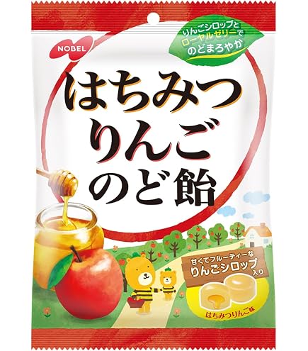 りんご飴 Amazon.co.jp: ノーベル製菓 はちみつりんごのど飴 110g ×6袋 : 食品