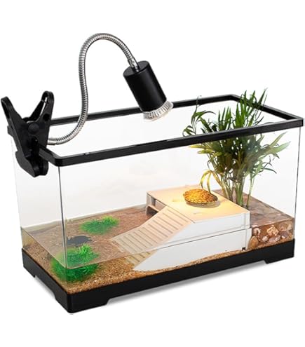 Amazon | 亀 水槽 大きい タートルタンク カメ用水槽 爬虫類繁殖