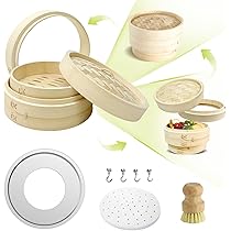 ※桧製蒸籠２４センチ２段・蒸し板セット 国産】檜中華蒸籠（せいろ）印あり24cm身蓋二段セット蒸し料理が