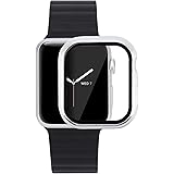 Amazon Amazon限定ブランド Apple Watch ケース 41mm Apple Watch Series7 対応 アップルウォッチ 2枚入 Apple Watch 7 カバー Arae 透明 ブラック 表面 側面カバー 強化ガラス 耐衝撃 傷防止 超軽量 一体感 高感度タッチ 全面保護 変色防止 昇級版 41mm