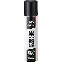 Amazon | パオン カラースプレー 黒艶 黒色 85g | パオン