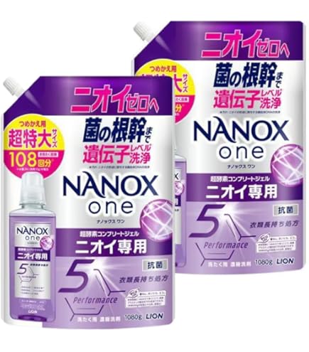 Amazon | ライオン NANOX one ニオイ専用 詰替用超特大 1160g | LION