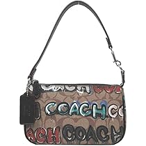 ✿お値下げ✿ COACH コーチ MINT + SERF リストレットポーチ ✿お値下げ✿ COACH コーチ MINT + SERF リストレットポーチ