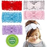 Baby Bowsヘッドバンドヘアラップフープマルチカラーファッションアクセサリー新生児幼児用子供用ガールズ