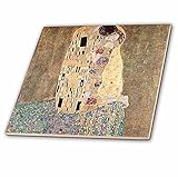 CT _ 45030フローレンアールデコとNouveau – 有名なクリムト絵画The Kiss – タイル 6-Inch ct_45030_2