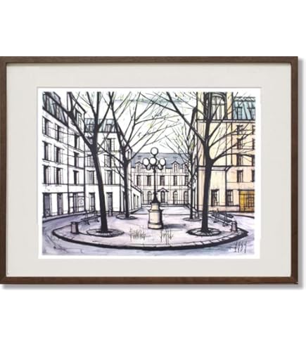 絵画　ベルナール・ビュフェ　リアルト橋 楽天市場】絵画 ビュッフェ リアルト橋 シルクスクリーン刷