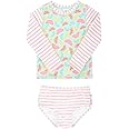 [ラッフル バッツ] Ruffle Butts ラッシュガード 長袖 ビキニ キッズ 女の子 水着 (スクイーズザデイ, 2T[長袖]) [並行輸入品]
