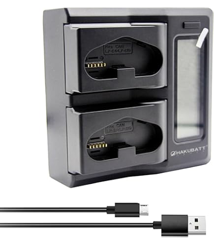 Amazon | HAKUBATT 対応 1DX 1D4 1DS4 互換USB充電器 - 8.4V、600mAh