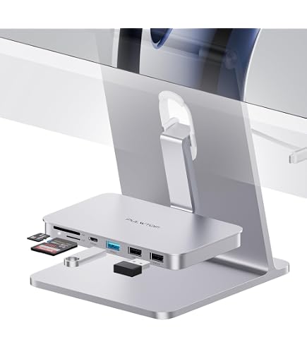 Amazon | USB C ハブ iMac 24 インチ 2021/2023 用、ミニソプル 6 IN 1