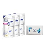 Dove(ダヴ) ビューティモイスチャー 乾燥 保湿 クリーミー泡洗顔料 詰替え用 140mL×3個 おまけ付き