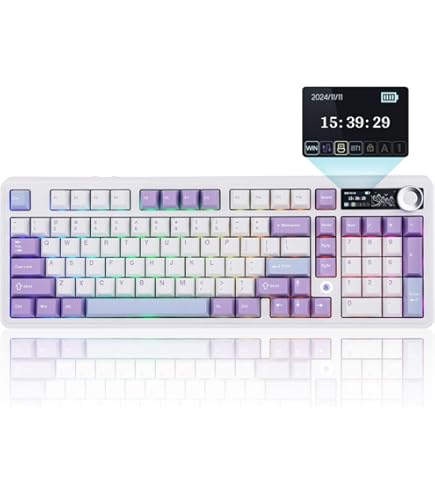 Amazon | YUNZII Keynovo IF98 Pro 無線 Bluetooth ホットスワップ対応