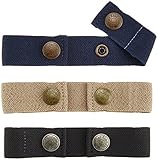 Dapper Snapper Baby & Toddler Adjustable Belt- Boy's Colors: Navy, Beige and Black by Dapper Snapper