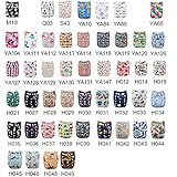 iZiv新生児6おむつを選択6厚いおむつ付きオーガニック幼児防水/調整/再利用可能/洗えるポケット布おむつのフィット赤ちゃん0.5-3歳