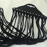 Hommy セフティグラス・メガネ用 ストラップ　１２本セット　ブラック