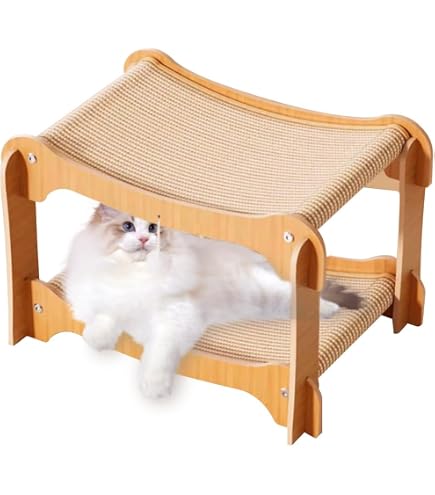 Amazon | 猫用爪とぎベッド つめとぎ 猫 ソファ型 双層爪研ぎベッド 2
