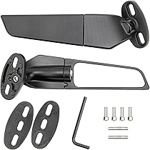 Amazon | OBEST バイク用ウイングミラー 汎用 角度調整可能
