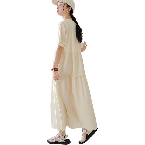 Amazon.co.jp: [コーエン] RONEL シャーリング2WAYロングワンピース