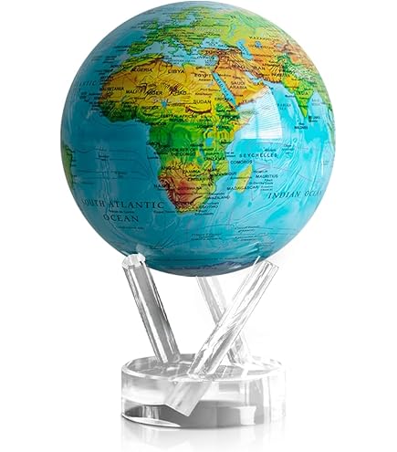 Amazon.co.jp: MOVA (ムーバ) 光で回る不思議な地球儀 6インチ (15.2cm