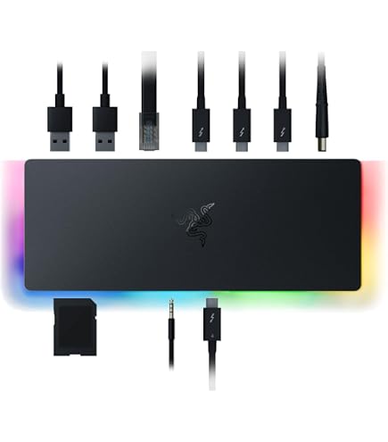 Amazon.co.jp: Razer USB 4ドック:14ポート(Type C、Type A、HDMI、DP