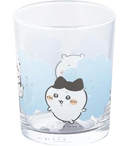 Amazon｜ちいかわ 公式ライセンス ガラス タンブラー 約280ml 台付