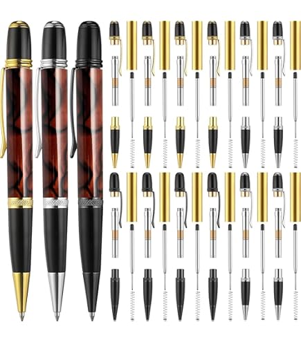 Amazon.co.jp: Ahvqevn 木製ツイスターペンセット 5本パック、様々な