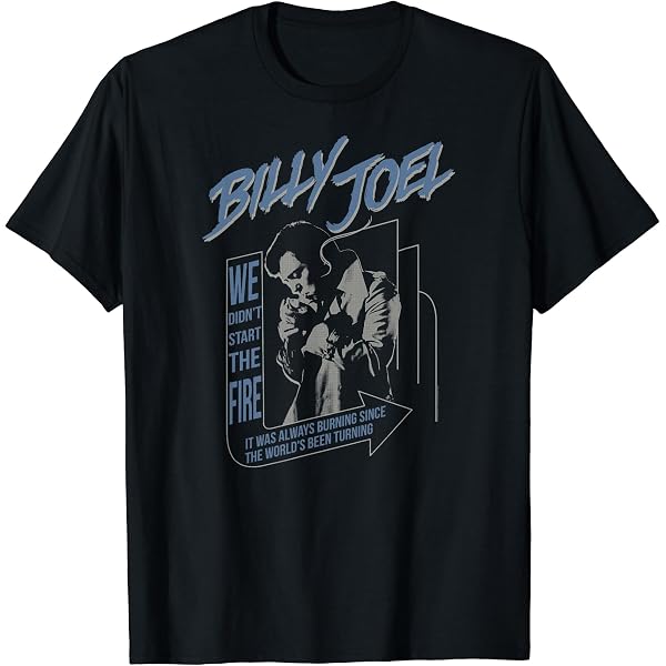 Amazon | ビリー・ジョエル - ビリー・ジョエルのピアノマン Tシャツ
