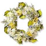 Nationalツリー会社30 in。Berry Wreath イエロー RAS-HYX60018-1