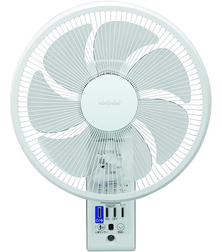 トヨトミ扇風機♥ Amazon | 【トヨトミ】壁掛け扇風機 FW-S3024 人感センサー 下向き角度