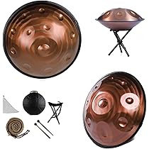 新品 22インチ 12音 ハンドパン 432hz スチールタングドラム 打楽器 Amazon | Ywanwj 12音ハンドパンドラム楽器 22インチ スチール