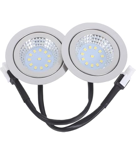 2-Piece 12V AC DC Ductless Cooker Range Hood Light Lamp 1.5W Equivalent - View #10