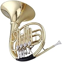 Amazon | 真鍮ボディ管楽器フレンチホルン 4 回転バルブピストン Bb