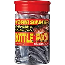 Amazon.co.jp: NAKAZIMA Worm Sinker Bottle Pack, 0.9 oz (28 g