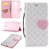 Aireratze(TM) LG K8 2017 ケース　PU　手帳型　携帯電話用 [USBケーブルは無料です]　カバー カード収納ポケット付き　マグネット式　ストラップ付き　スマートフォン保護ケース