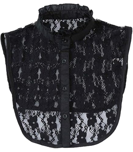 Amazon.co.jp: GANNI／ガニーつけ襟 ラムスキン レザー フリル