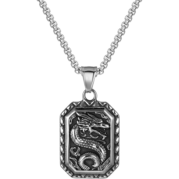 Amazon | 龍水神－閃－ペンダントトップ [和風シルバーアクセサリー
