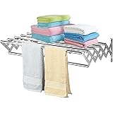 Wall Mounted Laundry Drying Rack Stainless Steel Space-Saving Towel 6 Bar Racks Great Organization For Laundry Room Mudroom B