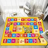 遊びマット 子供ゲームパッド 動物柄 プレイマット カーペット 防音 防汚 洗える 床暖房対応 ベビーや子供の部屋 保育園 幼稚園 オールシーズン 80*120cm ズレ防止 防ダニ 抗菌 消臭 低反発 居間 寝室 フロアマット 知育マット