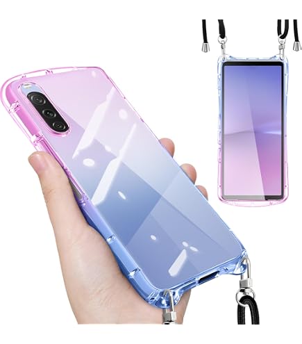 Amazon.co.jp: Xperia 10 V SO-52D 用の ケース ショルダー ストラップ