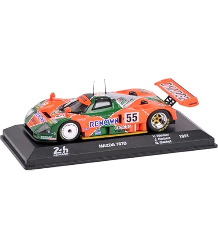 Mazda 787B 1/43 スケール ミニカー 京商より、ファミマで買えるミニカー「MAZDA 787B」が登場！ オレンジ