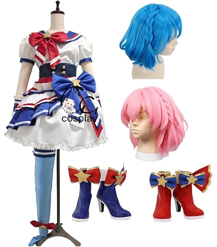 プリパラ　レオナ・ウェスト　コスプレ　衣装　ウィッグ　フルセット プリパラ レオナ・ウェスト コスプレ 衣装 ウィッグ フルセット Amazon
