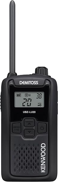 ケンウッド UBZ-LU20B 特定小電力トランシーバー DEMITOSS(デミトス) ブラック(UBZ-LS20B後継機種) - 1