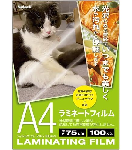 Amazon | フェローズ ラミネートフィルム 100ミクロン ベーシック