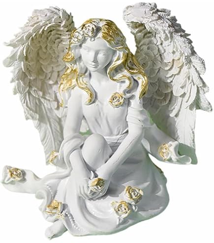 Amazon.co.jp: [dhiuebc] 天使 置物 ペア 天使の像 オブジェ
