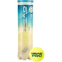 Amazon | HEAD(ヘッド) テニス 硬式ボール HEAD PRO 4球入り缶 571074