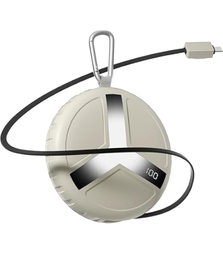 Amazon | トラベルポータブル充電器、2.3フィート（約70cm）の