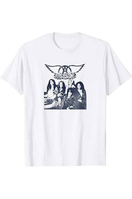 Amazon | エアロスミス-ドロー・ザ・ライン 1977 Tシャツ | Tシャツ 