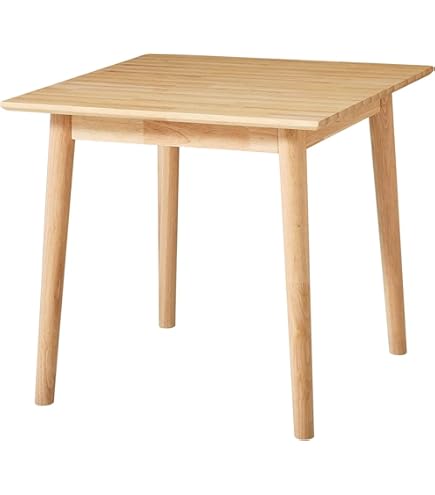 Amazon｜無印良品 木製テーブル 70×70cm メラミン天板 KC0GOA3S｜座卓